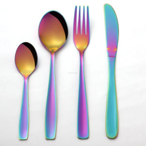 Stainless Steel Cutlery Set 24 Pcs Gift Box Wedding Cutlery Set Luxury Designs Rose Gold Spoon Fork and Knife <b>Flatware</b> Set India - Product Image 6