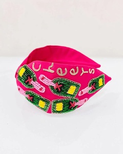 Diadema de Cuentas de Alta Venta, Banda Decorativa para el Cabello con Trabajo Artístico de Cuentas que Realza los Peinados para Fiestas y Reuniones, de la India - Product Image 6