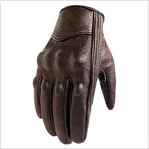 Guantes de carreras de moto de dedo completo de Cuero 100% hechos en Pakistán OEM ODM Auto Racing Wear para guantes de bicicleta de verano - Product Image 1