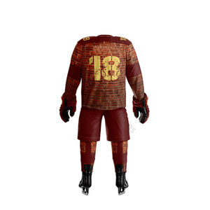 Uniforme de hockey sur glace personnalisé de haute qualité, uniforme de hockey sur glace de l'équipe du Canada, maillot de hockey sur glace de terrain, meilleure vente - Product Image 2