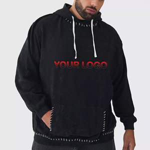 2025 nouveau arrivé 100% coton français Terry Boxy Fit sweats à capuche personnalisé DTF imprimé logo lourd pull à capuche et sweat-shirt - Product Image 3