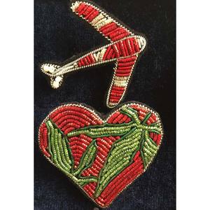 Broche en fil de bullion en forme de couronne de prince, écussons brodés à la main, badges magnétiques, tissu, veste de mode, patchs brodés - Product Image 2