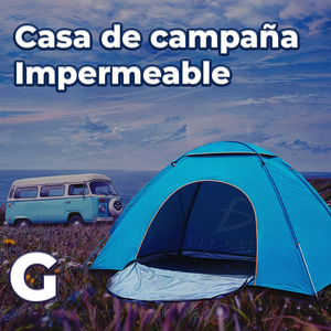 Carpa Familiar Ultraligera de Una Habitación con Tela de PVC Reforzada y Postes de Aluminio/Fibra de Vidrio para Aventuras al Aire Libre - Product Image 6