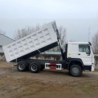 Camion benne d'occasion Sinotruk Howo 6x4 diesel avec moteur Weichai, provenance Afrique, pour approvisionnement transfrontalier