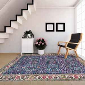 Tapis imprimé à motifs classiques, tapis de style oriental, tapis d'appoint doux pour couloir, tapis non tissé doux - Product Image 4