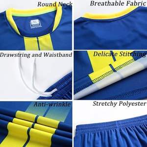 Maillot de football personnalisé, uniforme d'entraînement pour équipe sportive, maillots de football personnalisés avec nom, numéro et logo pour enfants, jeunes et hommes - Product Image 3