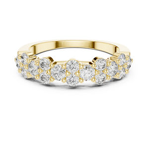 แหวนหยดน้ำเพชรทรงกลมสีโรสโกลด์ 14K สำหรับผู้หญิง |   ของขวัญวันครบรอบ |   เพชรที่เพาะเลี้ยงใหม่ - Product Image 4