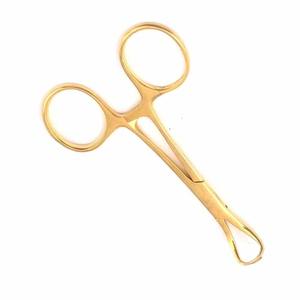 Forceps hémostatiques en acier inoxydable plaqué or, instrument chirurgical pour une fixation sécurisée des draps, salle d'opération - Product Image 6