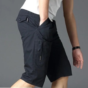 2024 hommes grande poche travail Shorts été mâle ample droite mode Y2k vêtements hommes pantalons décontractés - Product Image 5