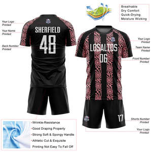 Uniformes de football fabriqués avec tissu respirant athlétique extensible caractéristiques de séchage rapide et personnalisation personnalisée de l'équipe - Product Image 5