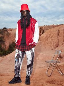 Veste universitaire pour homme 2026 Manches en cuir véritable et corps en laine Veste de baseball Style classique Letterman Streetwear d'hiver - Product Image 5