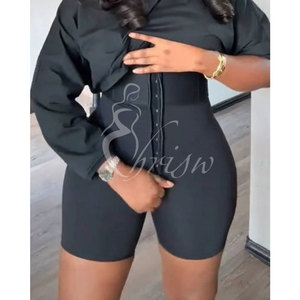 <span class=keywords><strong>Short</strong></span> taille haute à fermeture éclair sur le devant pour les abdominaux et les remontées de fesses (pré-commande) 2025 New Alphabet European and American Hip Pants - Product Image 5