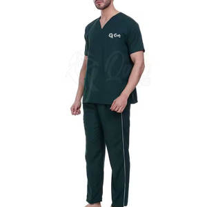 Traje de enfermería a precio de fábrica, uniformes de hospital baratos con etiqueta privada en stock, conjunto de médico de laboratorio - Product Image 3