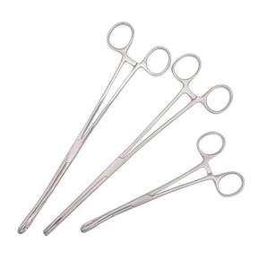 Base d'instruments chirurgicaux Forceps éponge Foerster mâchoires dentelées droites Instruments chirurgicaux de haute qualité pince éponge - Product Image 3