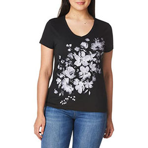 Sublimación Hombres y mujeres Camisetas Logotipo colorido Manga corta Camiseta unisex para impresión por sublimación - Product Image 1