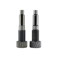 Arbre d'engrenage à pignon pour roue en nylon 100T, dents hélicoïdales droites, kit de roulements 6202, pièces de gravure CNC