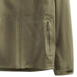 Veste imperméable coupe-vent à capuche à col montant à manches longues pour homme, dernier design, style streetwear pour l'hiver, fabriquée au Pakistan - Product Image 2