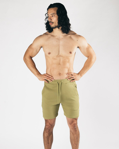 Pantalones cortos informales con logotipo personalizado para hombre con función de secado rápido Pantalones cortos transpirables de cintura media - Product Image 4