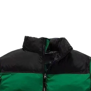 Custom Logo Detachable <b>Hooded</b> <b>Padded</b> <b>Jackets</b> Down Winter Bubble Green Puffer Men's <b>Jackets</b> - Product Image 2