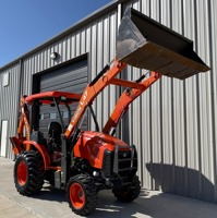 2016 Kubota L47 Walking Tractor Loader Retroexcavadora 4x4 47 HP Motor diésel Hidrostático a la venta