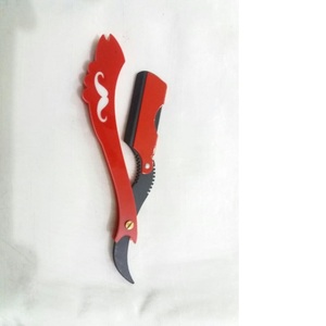 Maquinilla de afeitar con borde recto para peluquero, maquinilla de afeitar con mango de acero inoxidable, removedor de pelo - Product Image 2