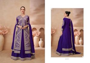 Lehenga งานปักผ้าไหมแท้มีความทนทานสูงตามความต้องการสำหรับสาวๆคอลเลกชันเครื่องแต่งกายงานแต่งงาน - Product Image 2