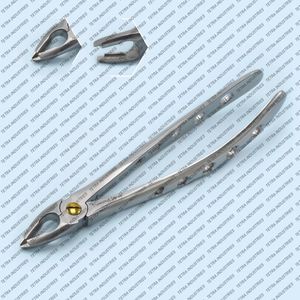 Pince à extraction dentaire manuelle de qualité F1 Instruments chirurgicaux pour l'extraction de dents supérieures antérieures revêtues de diamant - Product Image 1