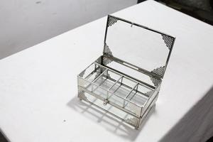 <b>Glass</b> Boxes, Pyramid Shaped <b>Jewellery</b> <b>Box</b>, Decorative <b>Glass</b> <b>Box</b> - Product Image 4
