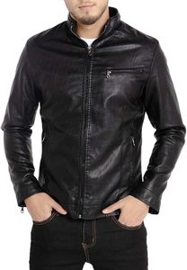 Veste bomber en cuir véritable pour homme, nouvelle arrivée en gros, manches longues, haute qualité, écologique, vintage, lavée, devant 2026 - Product Image 2