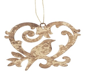 Adornos de metal hechos a mano de Navidad de oro de linternas de hierro y adornos de linterna decorativos de festival de oro y plata - Product Image 6