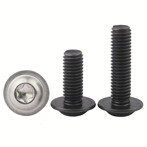 18-8 304 Stainless Steel Torx <b>Round</b> Flange Machine <b>Screw</b> with Ring Torx Truss Pan <b>Head</b> Machine <b>Screw</b> DIN7985 ISO7380 - Product Image 1