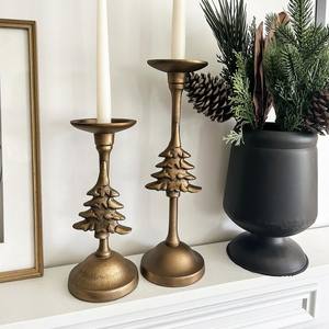 Portavelas de Aluminio Fundido con Forma de Reno para Mesa de Comedor, Decoración del Hogar - Product Image 4