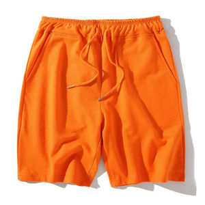 กางเกงขาสั้นผู้ชายผ้าฝ้าย100% ออกแบบโลโก้ได้ตามต้องการกางเกงขาสั้นสำหรับวิ่งออกกำลังกายเล่นฟิตเนสแบบลำลองระบายอากาศได้ดี - Product Image 4