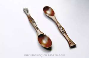 Cuillère à salade multifonctionnelle en bois d'acacia de 11 pouces et fourchette de service ensemble de 2 serveurs à salade - Product Image 2