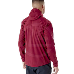 Chaqueta cortavientos deportiva para hombre con paneles de contraste y chaqueta cortavientos de corte atlético para hombre - Product Image 4