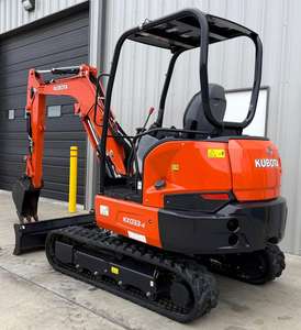 ENVÍO GRATUITO Miniexcavadora Kubota KX033-4 de 3.4 toneladas, Aprobada por la EPA y CE, Motor Diésel de 25 hp, 24 horas, ROPS Abierto, Hoja de Retroexcavación Hidráulica - Product Image 6