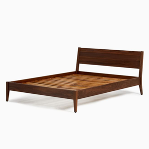 Lit en bois de style design du milieu du siècle Meubles de chambre à coucher pour meubles et décorations - Product Image 3