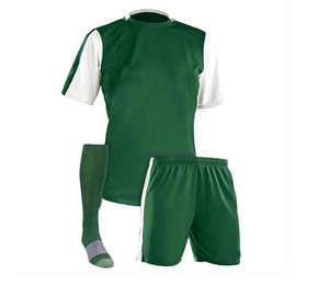 Conjunto de camiseta de fútbol sublimada personalizada 100% poliéster de secado rápido Ideal para equipos de clubes y kits de día de partido - Product Image 4