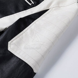 แจ็กเก็ตหนังสำหรับผู้ชายเสื้อแจ็กเก็ตมอเตอร์ไซด์ระบายอากาศได้ดีดีไซน์ตามสั่งสำหรับฤดูหนาวราคาขายส่ง2025 - Product Image 6