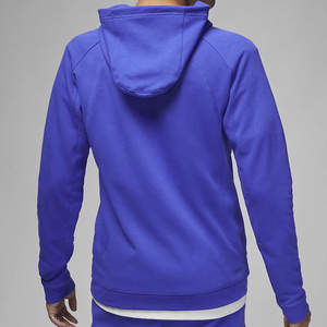 Sweat-shirt à capuche zippé personnalisé unisexe avec logo brodé imprimé bouffant Style vieilli pour 2025 - Product Image 2