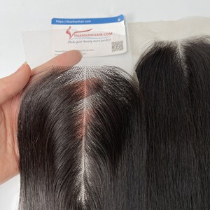 Precio al por mayor HD Cierre de encaje Virgen Vietnamita Extensiones de cabello humano 2x6 Cierre Pelucas Cabello - Product Image 2