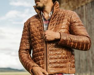 Gran oferta, chaqueta acolchada de poliéster para hombre, cuello alto transpirable a prueba de viento, cómoda y elegante ropa de invierno de calle alta - Product Image 1