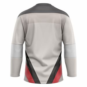 Maillots de hockey personnalisés pour adultes, vêtements de sport d'équipe professionnels, durables, résistants aux déchirures, prêts pour les matchs, 100% polyester, évacuation de l'humidité - Product Image 2
