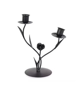 Support de pilier de bougie en métal unique pour table à manger de Pâques, ambiance festive de mariage, cadeau populaire pour l'éclairage de la décoration - Product Image 4