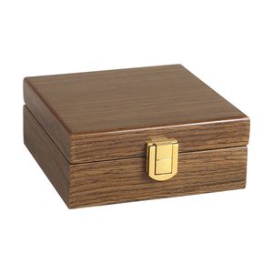 Caja de anillos de papel reciclable Precio al por mayor Joyero de madera con interior de terciopelo o gamuza para almacenamiento suave Por HF CRAFTS - Product Image 1