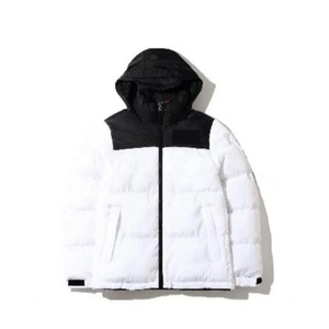 OEM/ODM Chaqueta acolchada con capucha a prueba de viento e impermeable Transpirable Anti-UV Abrigo cálido de invierno Cierre de cremallera de algodón Logotipo frontal Unisex - Product Image 4