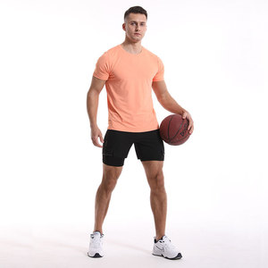 Camiseta deportiva de secado rápido para hombre, camiseta para correr de secado rápido, camiseta informal de poliéster con estampado personalizado - Product Image 1