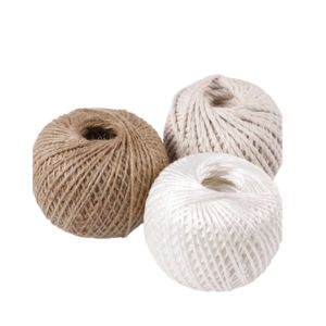 3Ply เส้นใหญ่ปอกระเจาธรรมชาติขนาด1มม. & 2มม. สำหรับงานเย็บและถักไหมพรม - Product Image 4