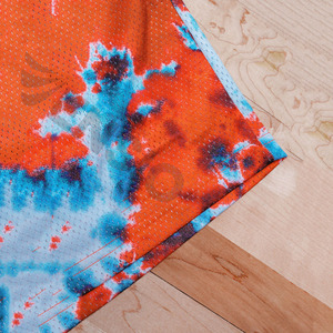 Breathable High Street Men's Mesh Shorts-Custom Colors & Logo <b>Elastic</b> Waist Quick Dry Wholesale Basketball Shorts - Product Image 4