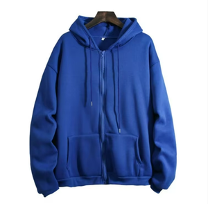 Sweat à capuche en polaire pour homme, uni, brodé, chaud, pull d'hiver, doublure douce, streetwear, couche de base, robuste, confort quotidien, coupe urbaine, décontracté - Product Image 1